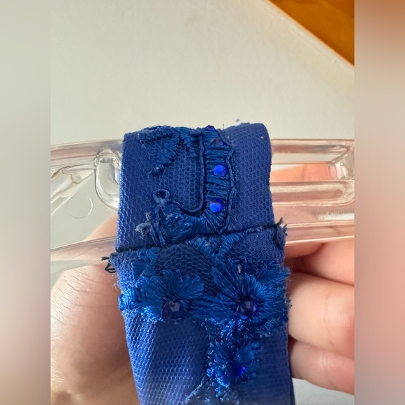 Royal Blue Short Formal Dress - Picture 4 of 9